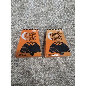 Brand New RARE 2008 Burger King I-TURTLE "Trick or Treat" Complete Set of 2